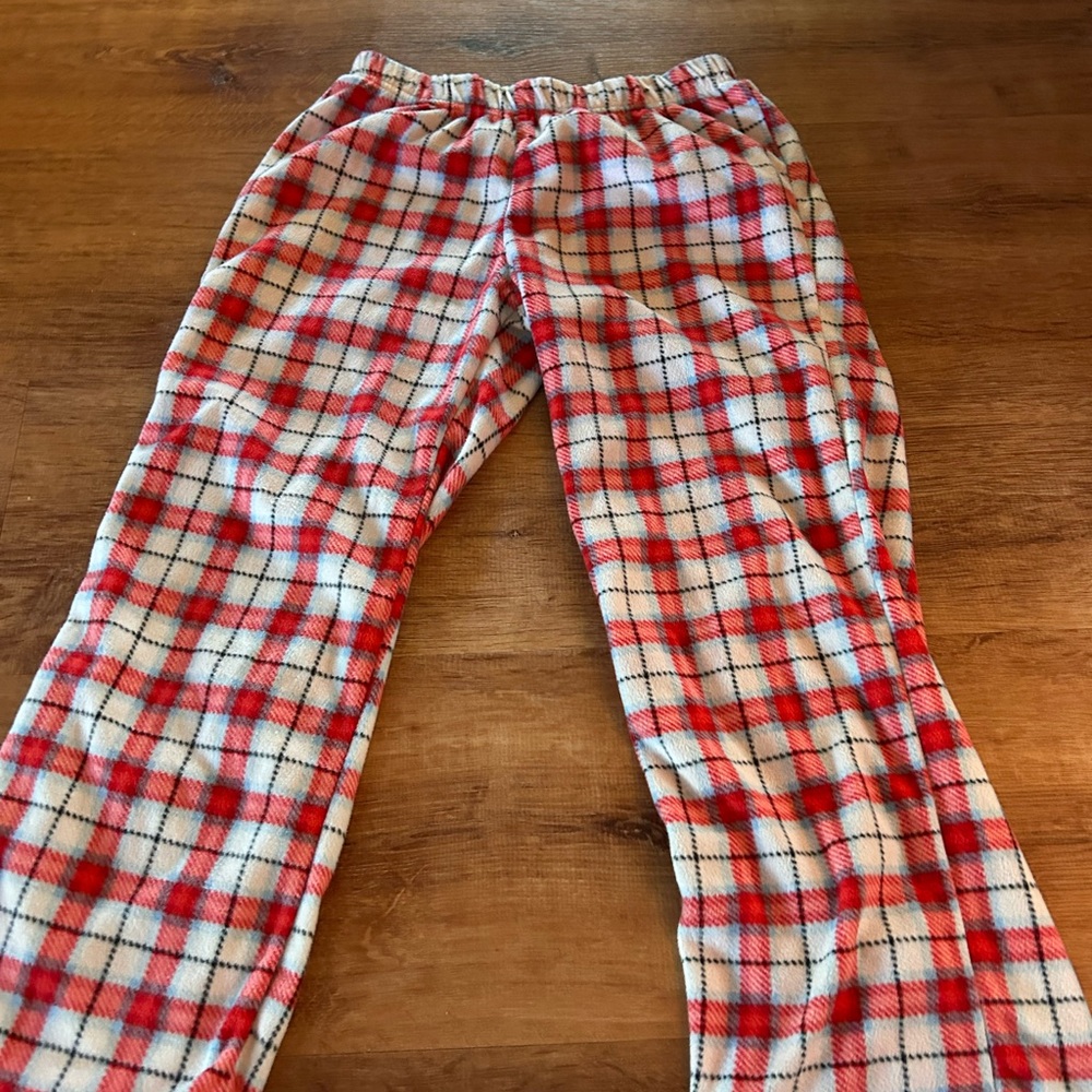 Target Red and White Plaid Pajama Pants